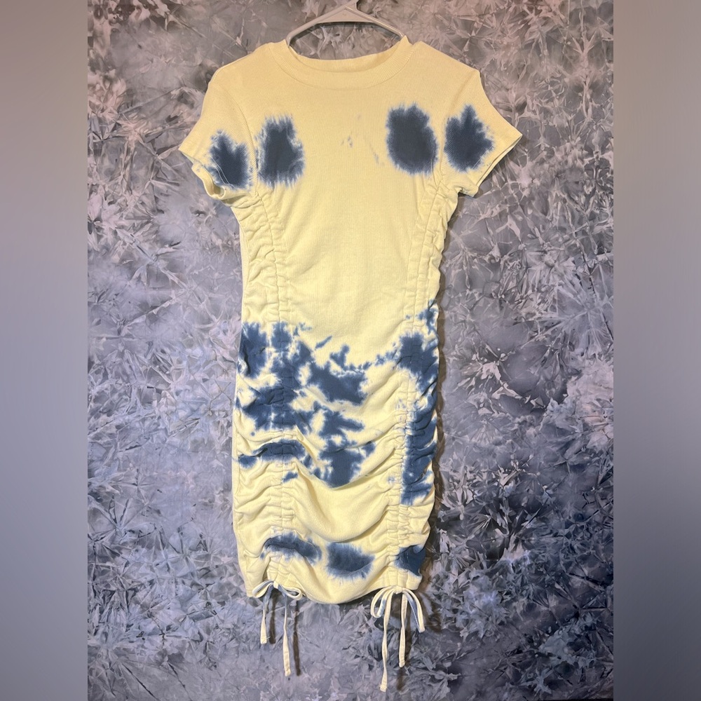 Misguided tie-dye bodycon stretch midi dress 4